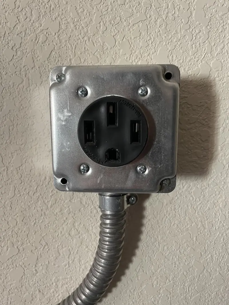 NEMA 14-50 outlet installed for Smart Home Electrical in Linden